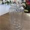 Clear hand tied vase