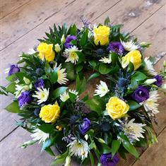 Sunshine on Leith - Scottish Tribute Wreath