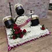 Drum Kit funeral tribute