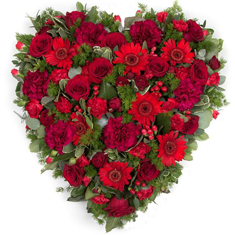 Loose Closed Heart - Various Colours