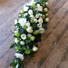 Whites &amp; Greens Casket spray 