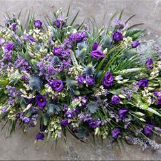 A Scottish Tribute Casket spray