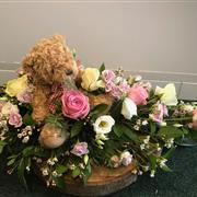 Childrens teddy teardrop spray