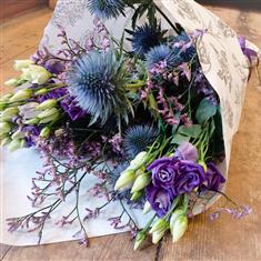 Scottish theme paper wrapped bunch