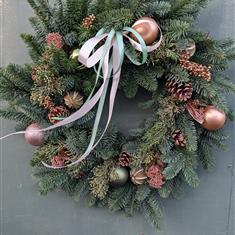 Winter Embers Door Wreath