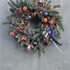 Highland Charm Door Wreath 