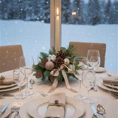 Winter Embers table centrepiece small 