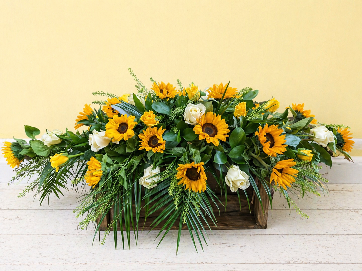 Sunflower Casket Spray