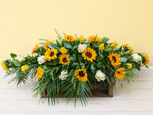 Sunflower Casket Spray