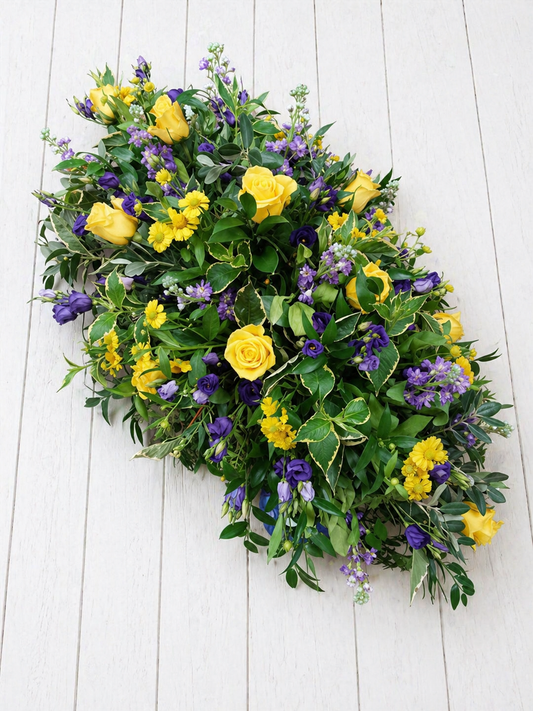 Sunshine on Leith Casket Spray